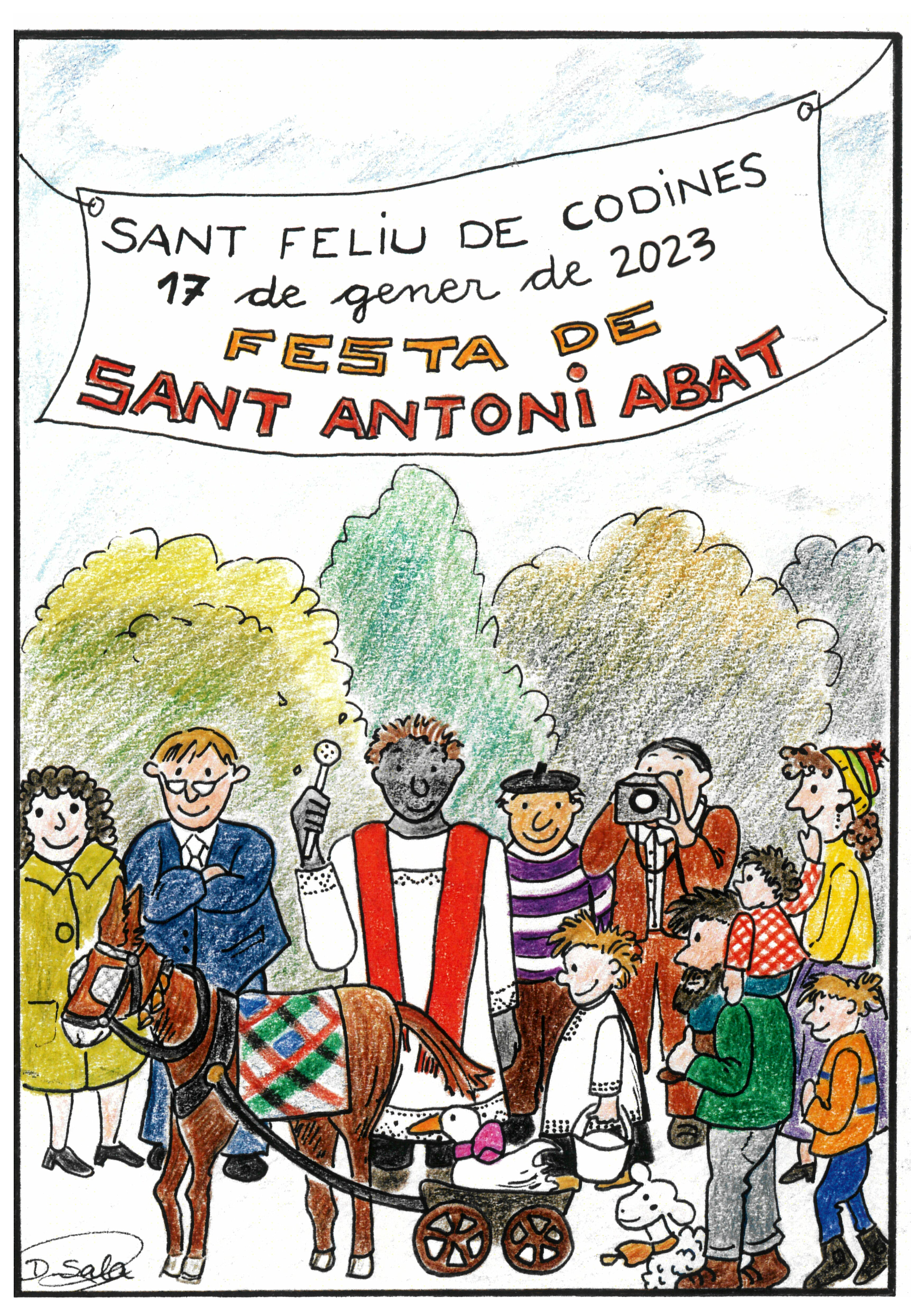 Festa de Sant Antoni Abat a Sant Feliu de Codines 2023