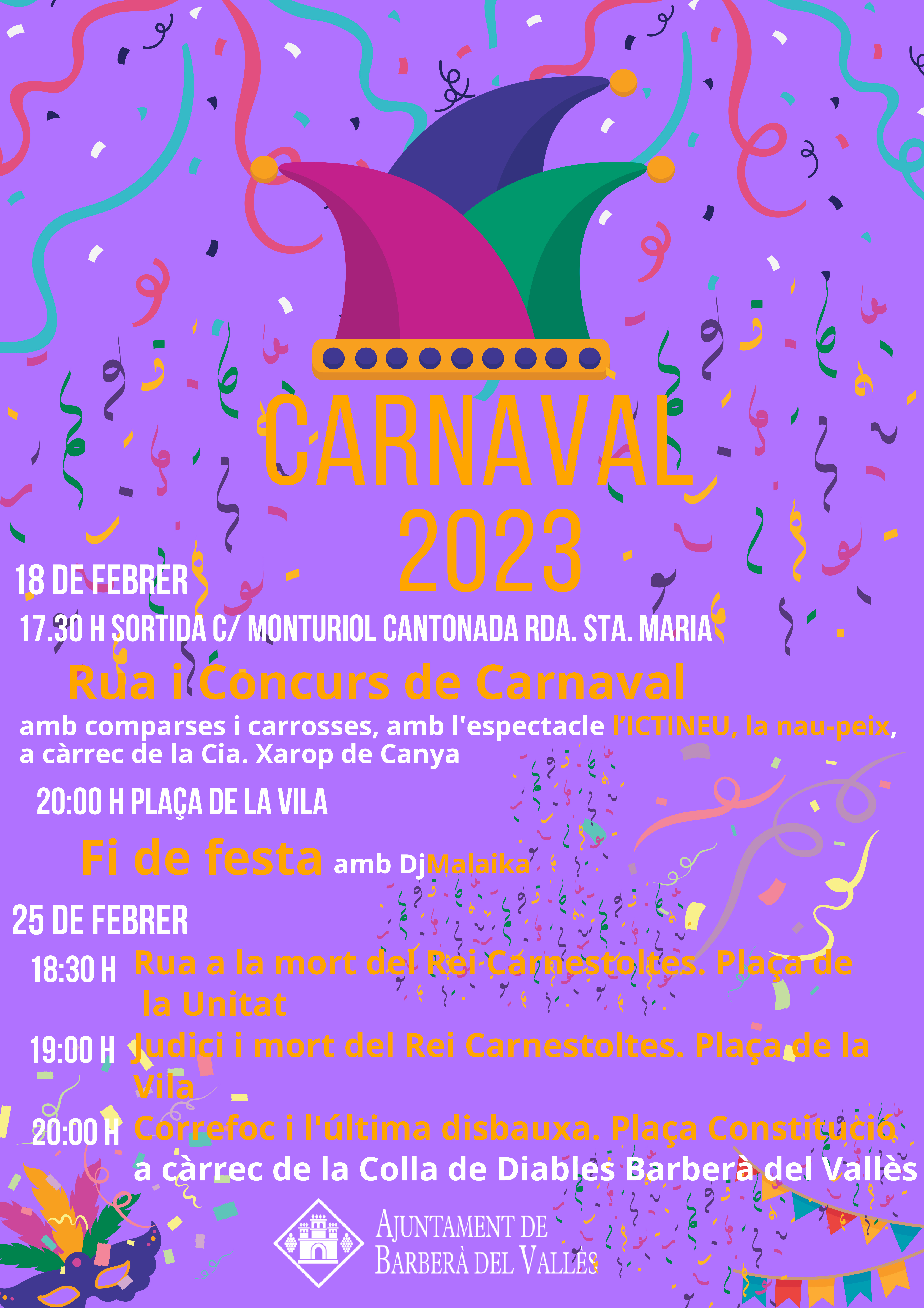 Carnaval 2023 barbera del valles