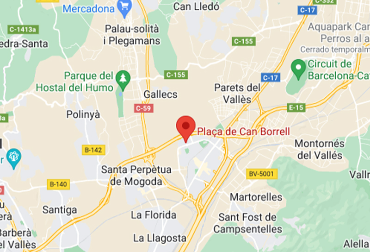 Ubicació Plaça de Can Borrell, Mollet del Vallès